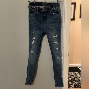 Abercrombie "simone high rise super skinny" jeans